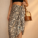Pareo Miseno in Seta e Viscosa | Luxury Beachwear Campi Flegrei