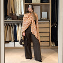Sibilla Silk and Viscose Sarong Luxury Beachwear Phlegraean Fields