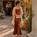Sibilla Silk and Viscose Sarong Luxury Beachwear Phlegraean Fields