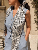 Foulard Dea in Twill di Seta | Seta di Gelso Campi Flegrei