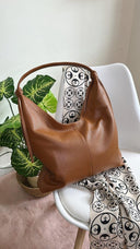 Borsa Ambra in Pelle Dollaro | Grande Borsa a Spalla Luxury