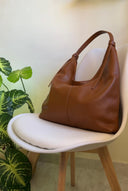 Borsa Ambra in Pelle Dollaro | Grande Borsa a Spalla Luxury