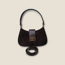 Borsa Sophia con tracolla removibile inclusa, ideale per doppia portabilità a mano o a spalla, artigianato Made in Italy.