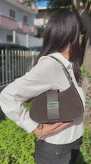 Borsa Sophia in Pelle e Camoscio | Handbag Luxury Cioccolato