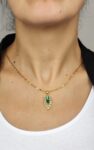 COLLANA GOCCIA VERDE